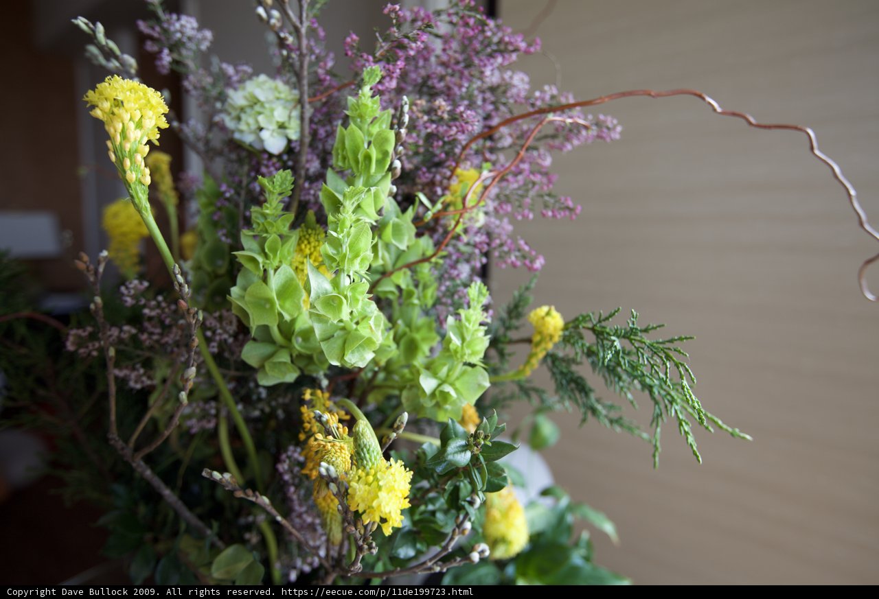 Aesthetic Ikebana Floral Arrangement