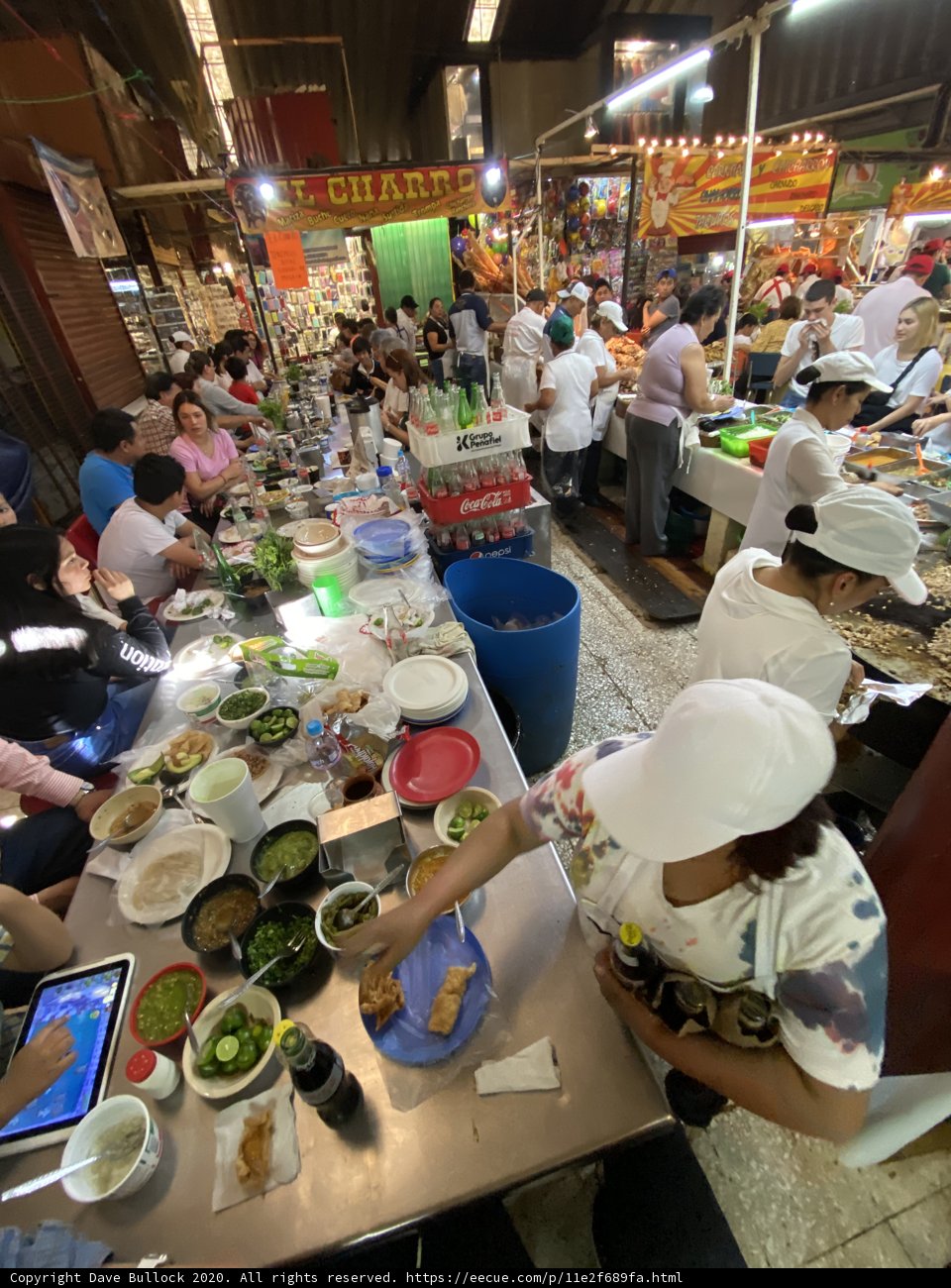 Busy Lunchtime at Mercado de Coyoacan