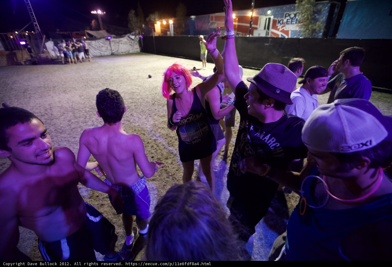 Party People under the Night Sky