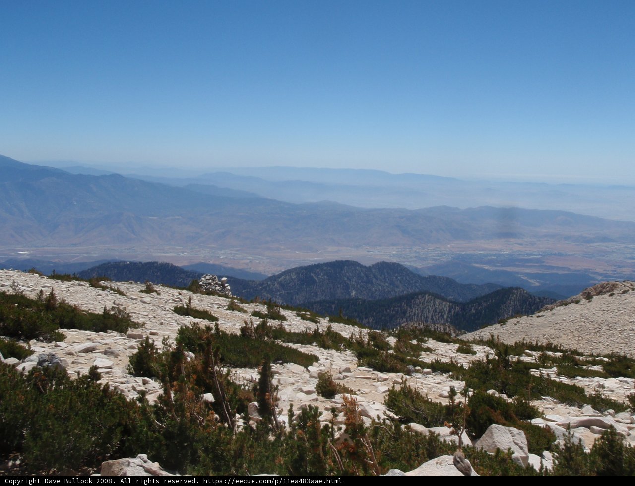 Summit View of Mt San Jose