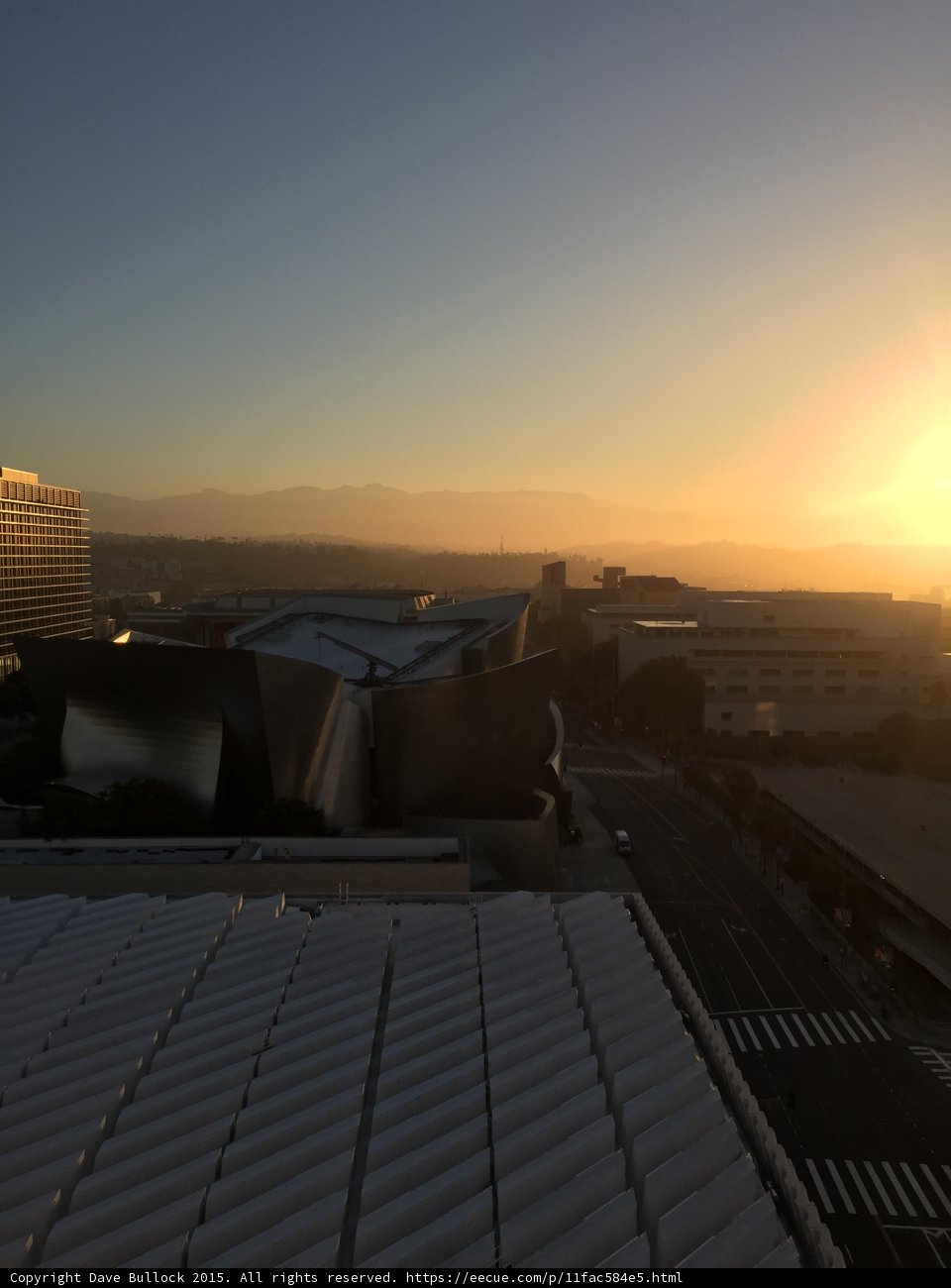 DTLA Golden Hour Skyline