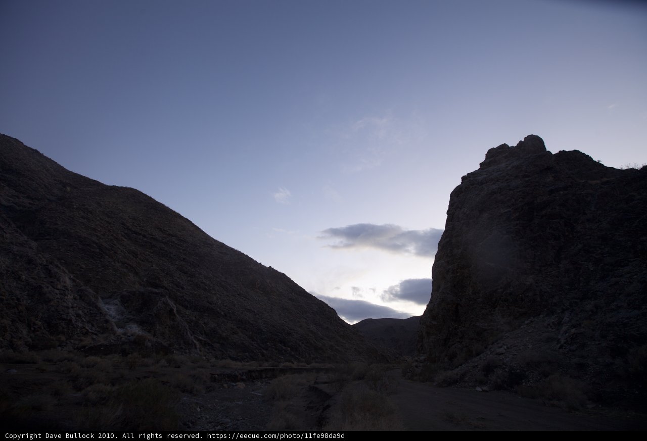 Dusk over the Mountain Range
