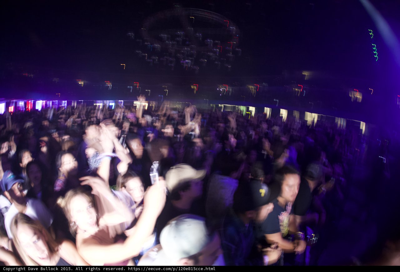 Motion Blur Arena Crowd