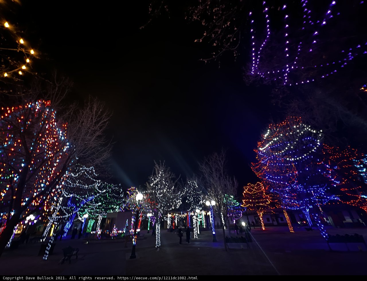 Glowing Winter Wonderland at Santa Fe Plaza