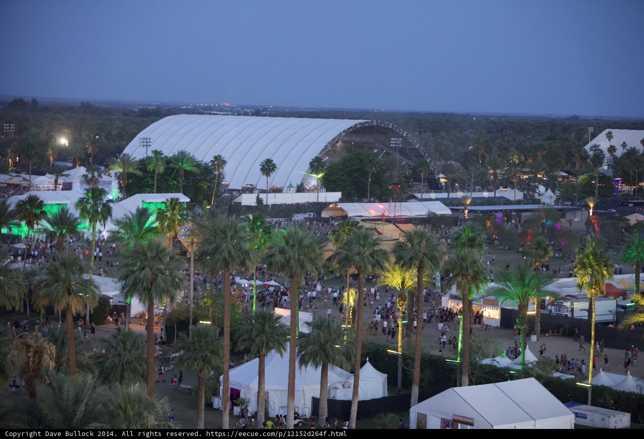 Dusk at the Festival