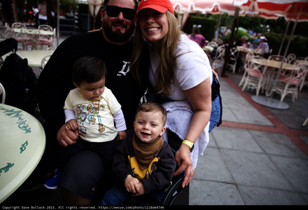 Family Fun at Disneyland Outdoor Dining