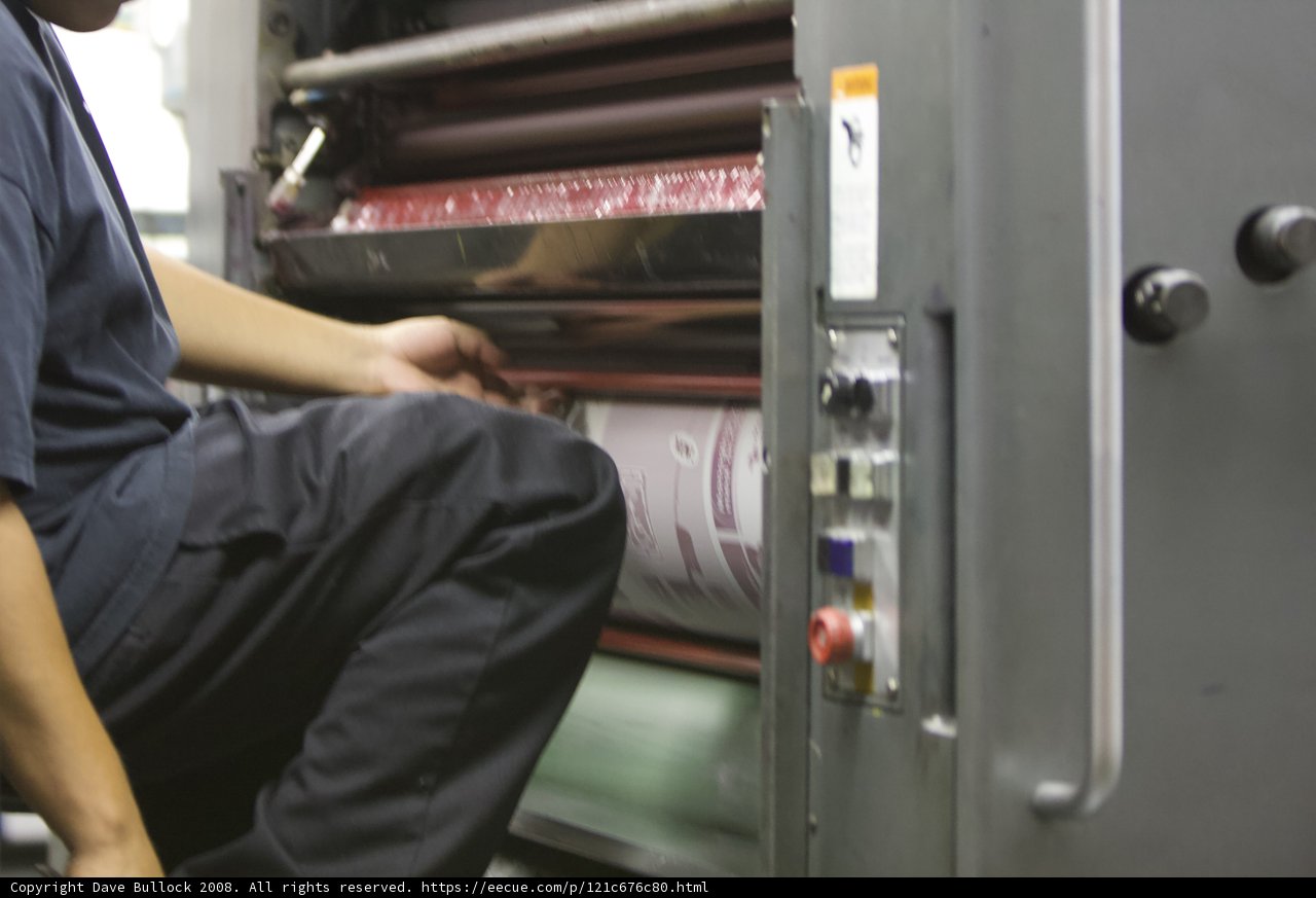 Printing Press in Action