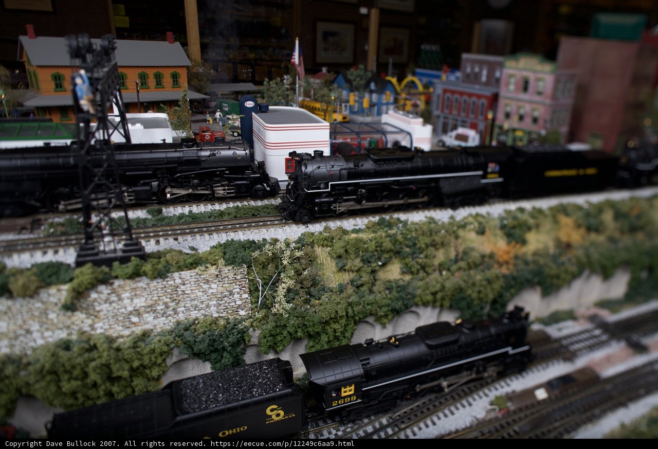 Classic Train Set Display