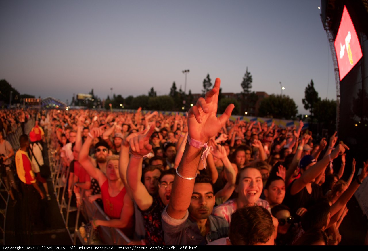 Rock Sign Crowd Shot