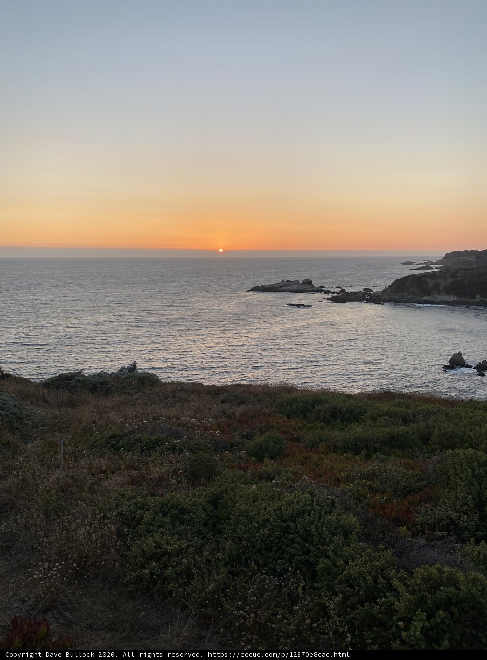 Horizon's Fiery Glow