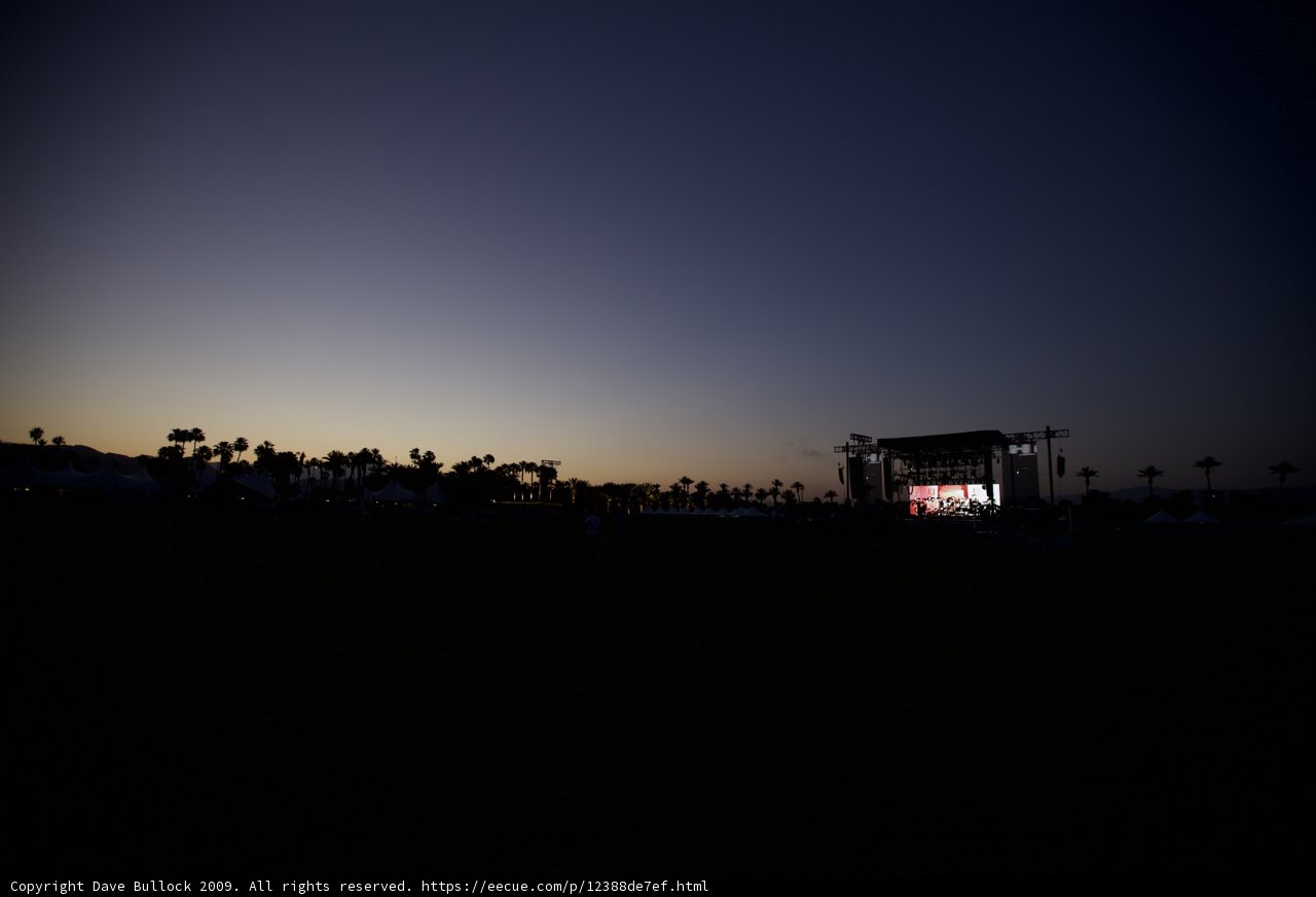 Sunset Screen in the Countryside