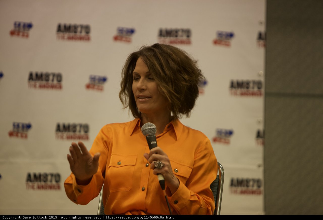 Michele Bachmann Addresses the Crowd