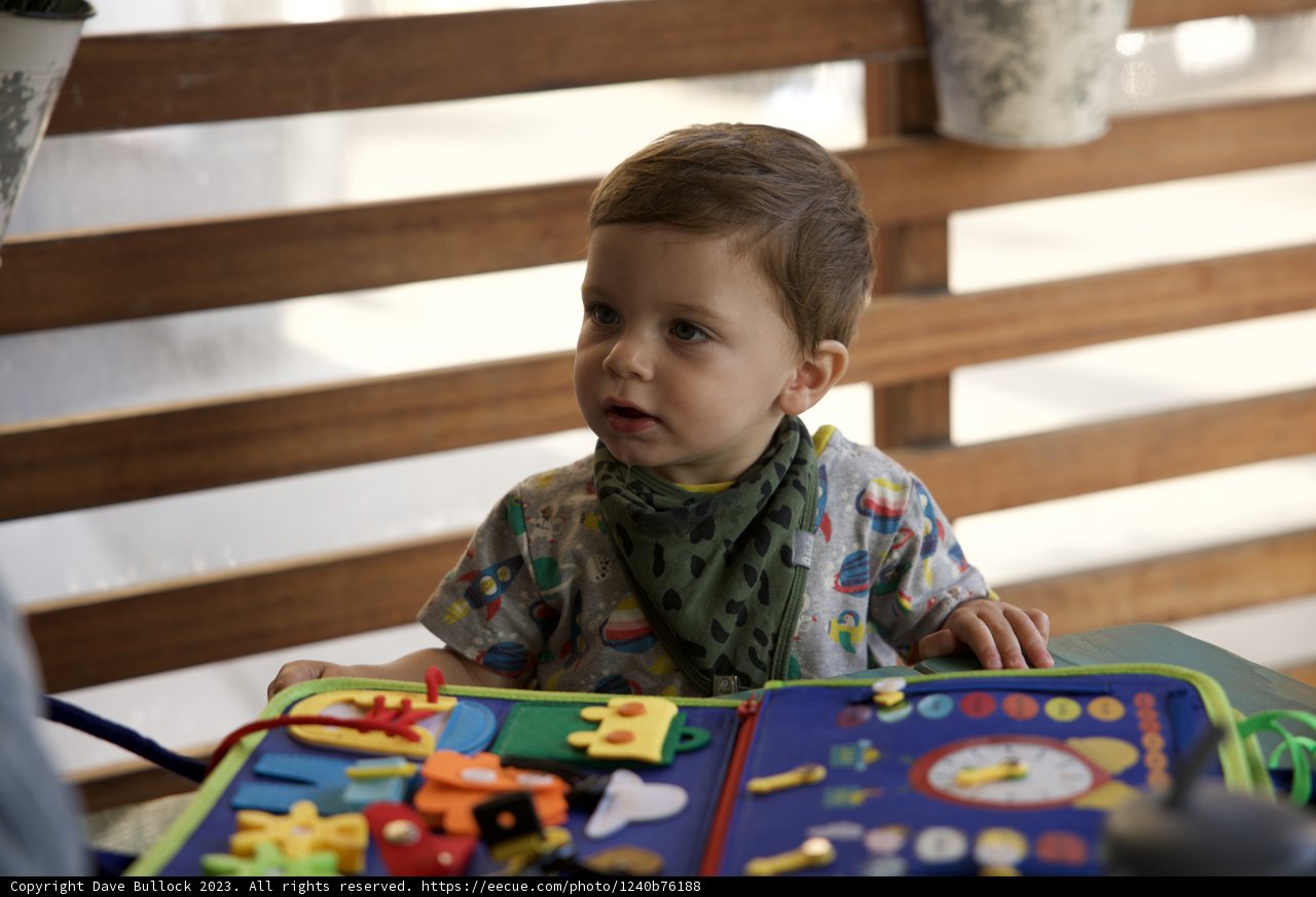Intricate Mind at Play: Young Wesley's Puzzle Time!