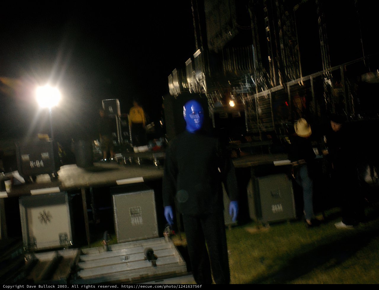 Blue Man Group Electrify Coachella Crowd