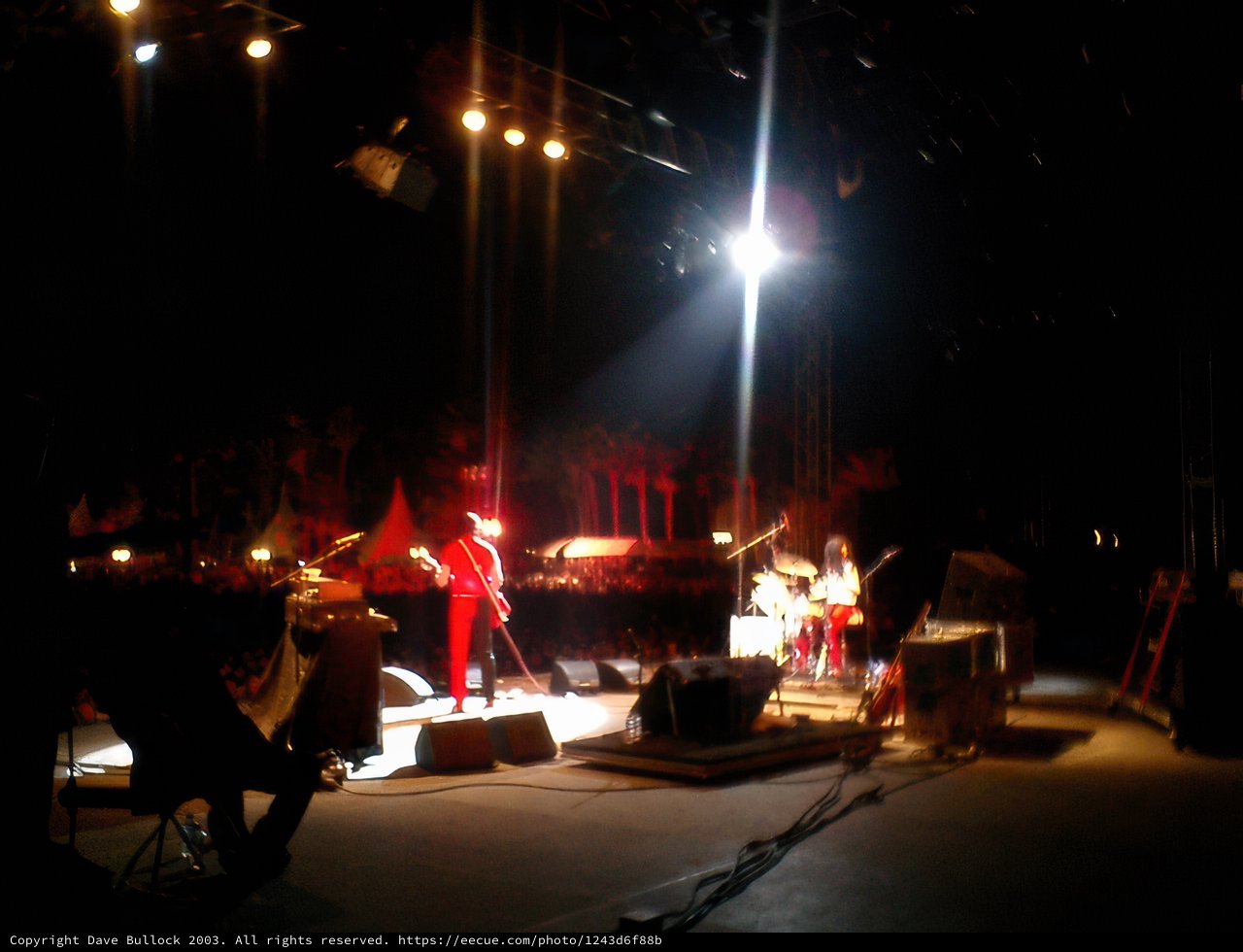 2003 Coachella Day 2: White Stripes and Red Hot Chili Peppers on Stage