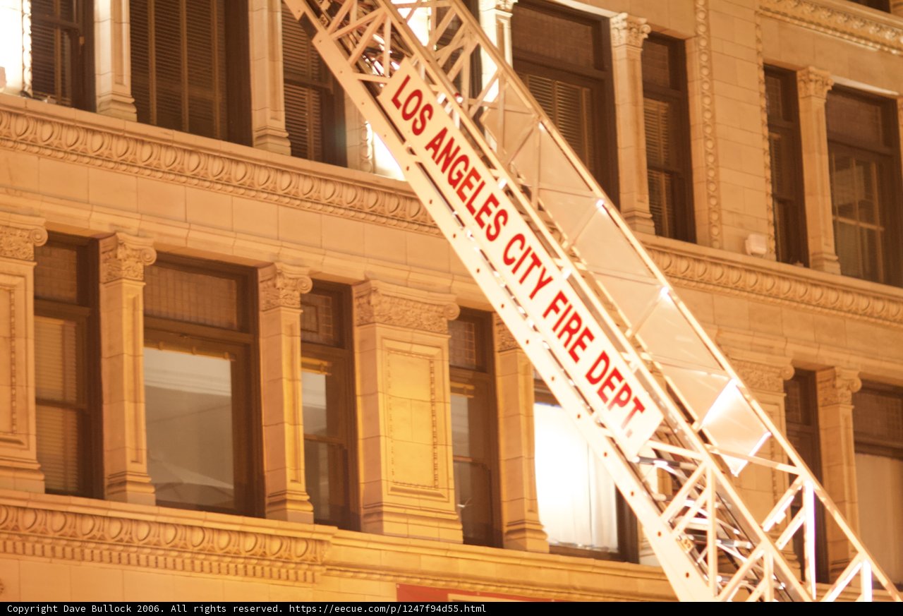 Fire Truck Parks Outside Urban Building
