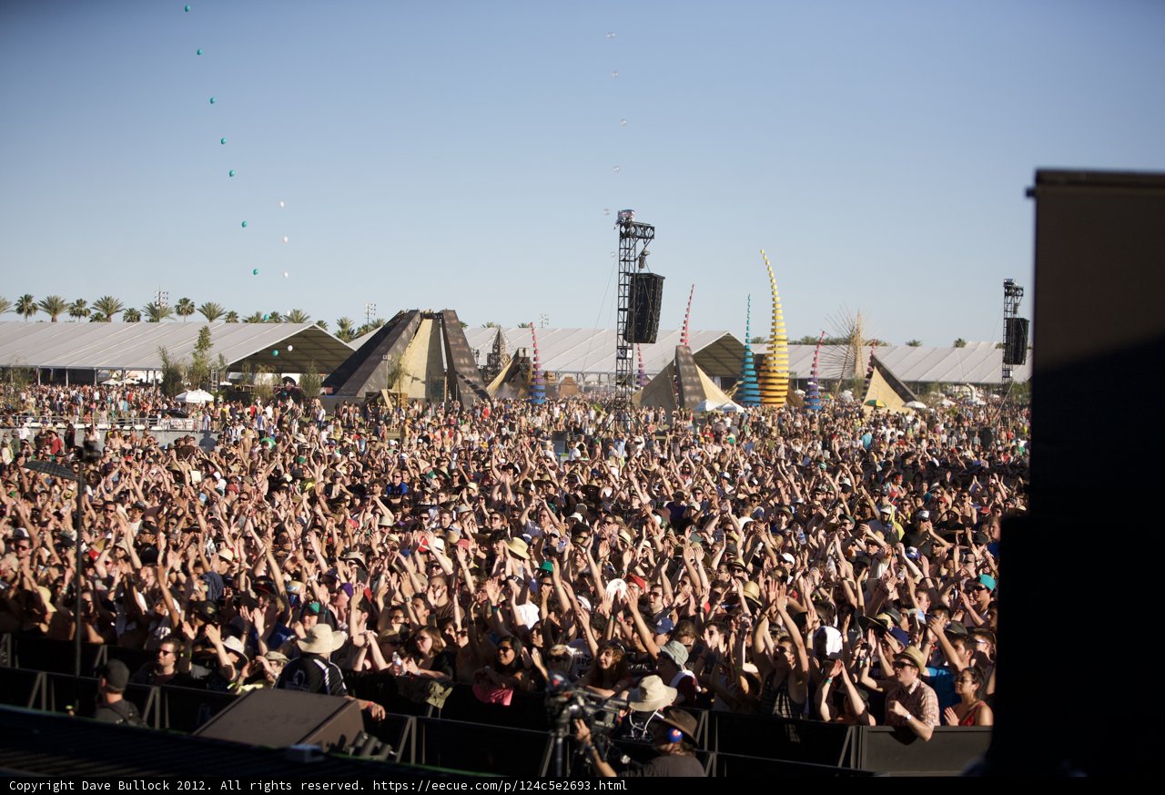 Spirited Crowd at Coachella 2012