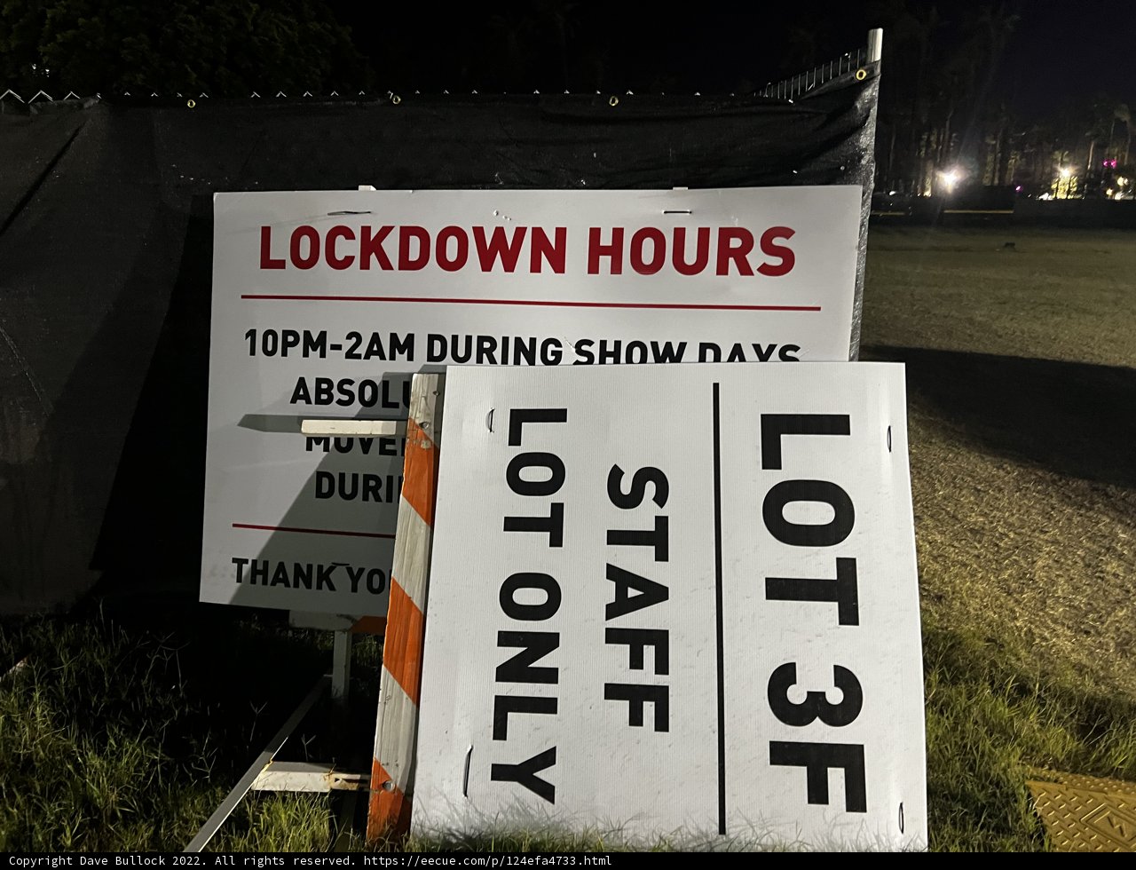 Night Lockout Hours at Empire Polo Club