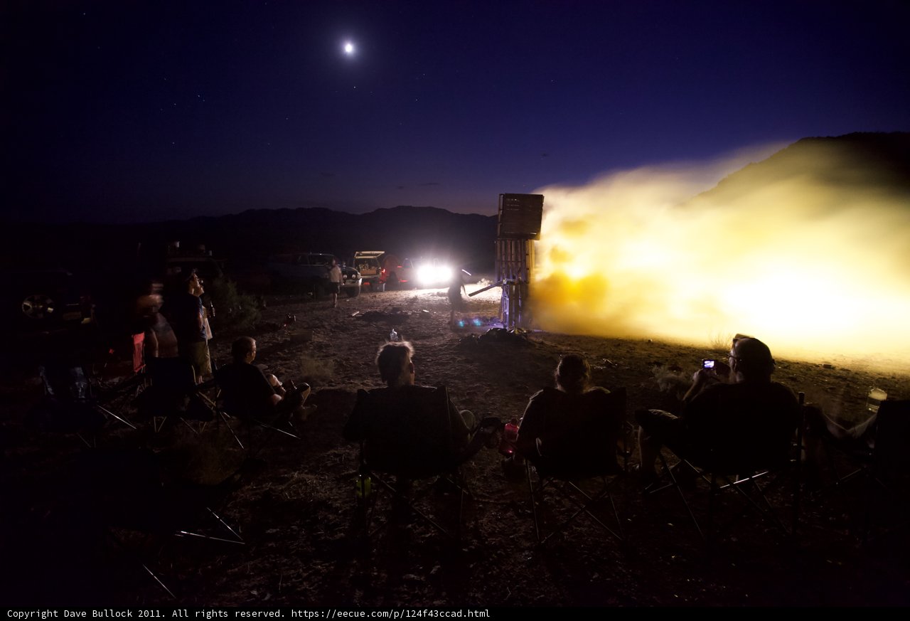 Rocket Launch Spectators