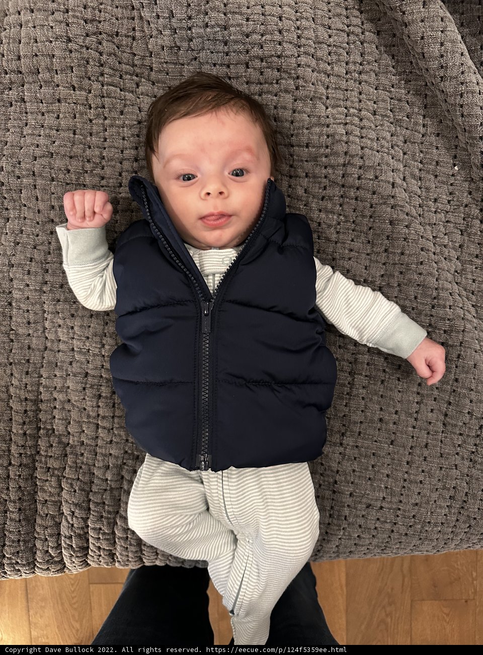 Little Wesley Rocking His Vest