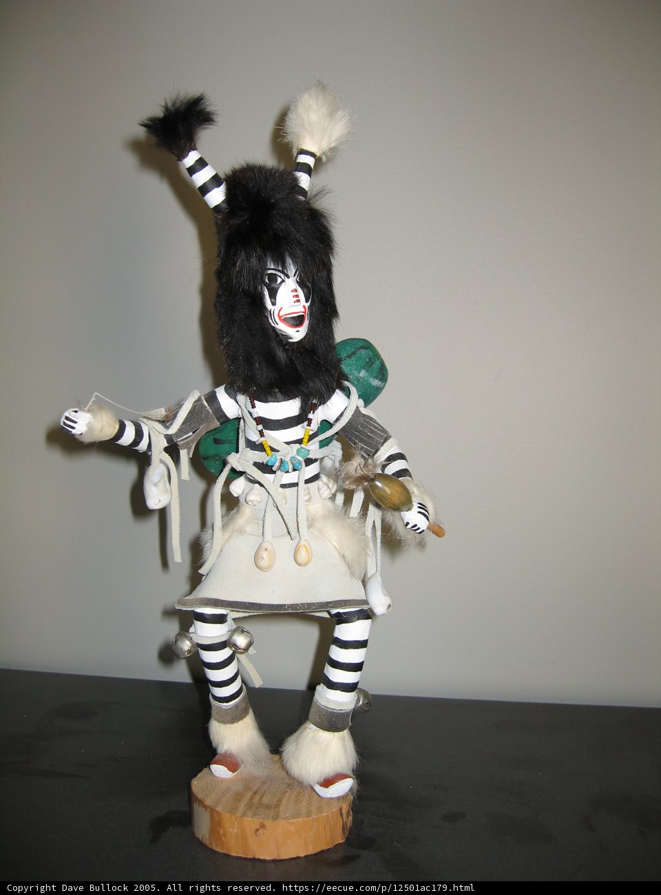Striped Toy Nutcracker Figurine