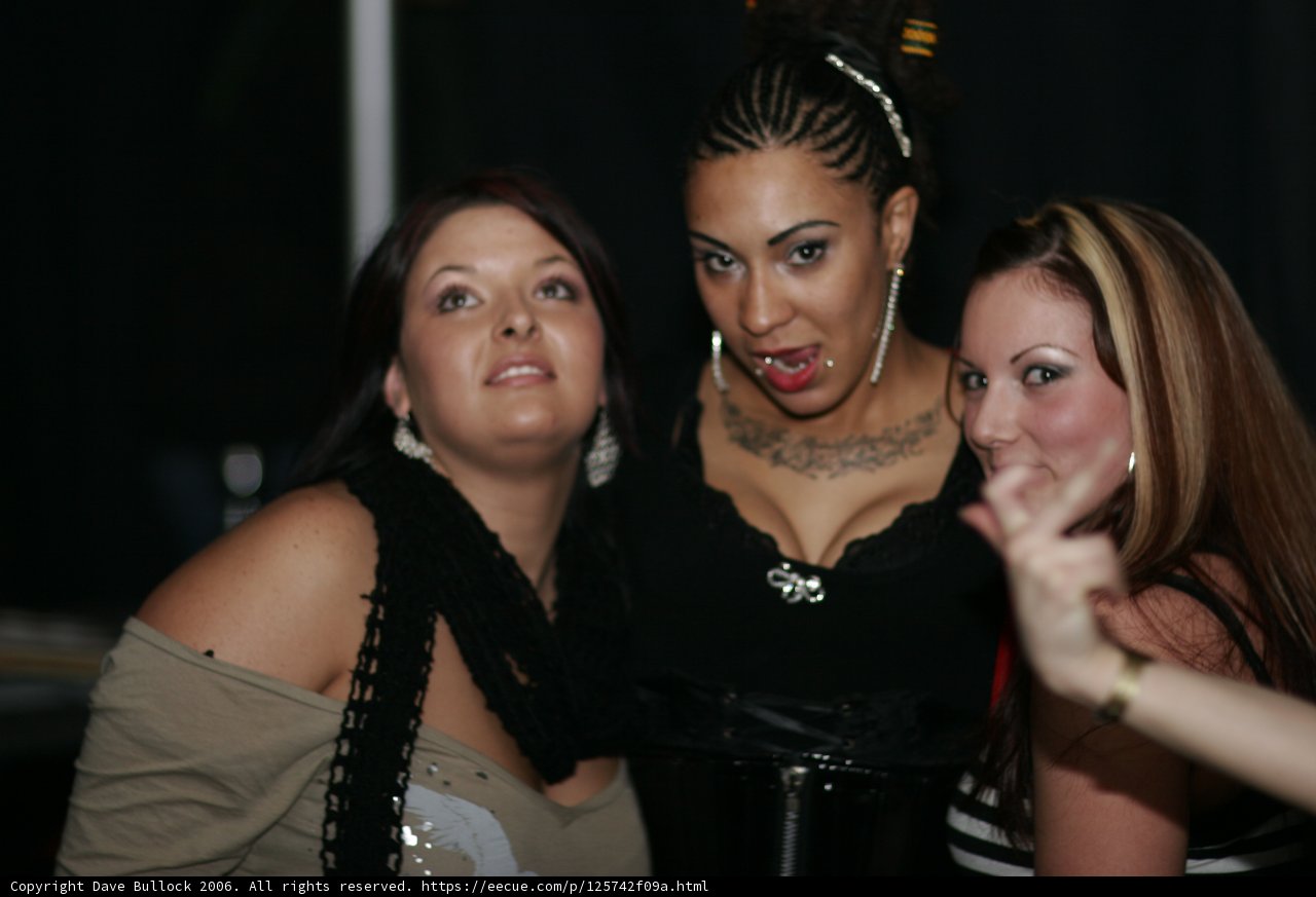 Three Women Ready to Hit the Club