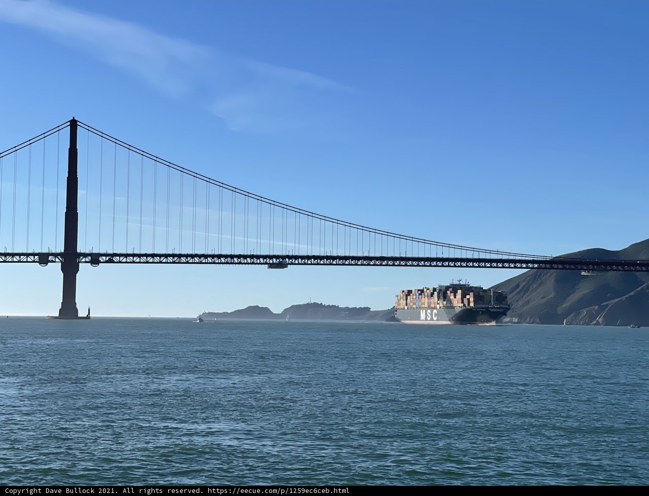 Sailing Under the Iconic Golden Gate Bridge