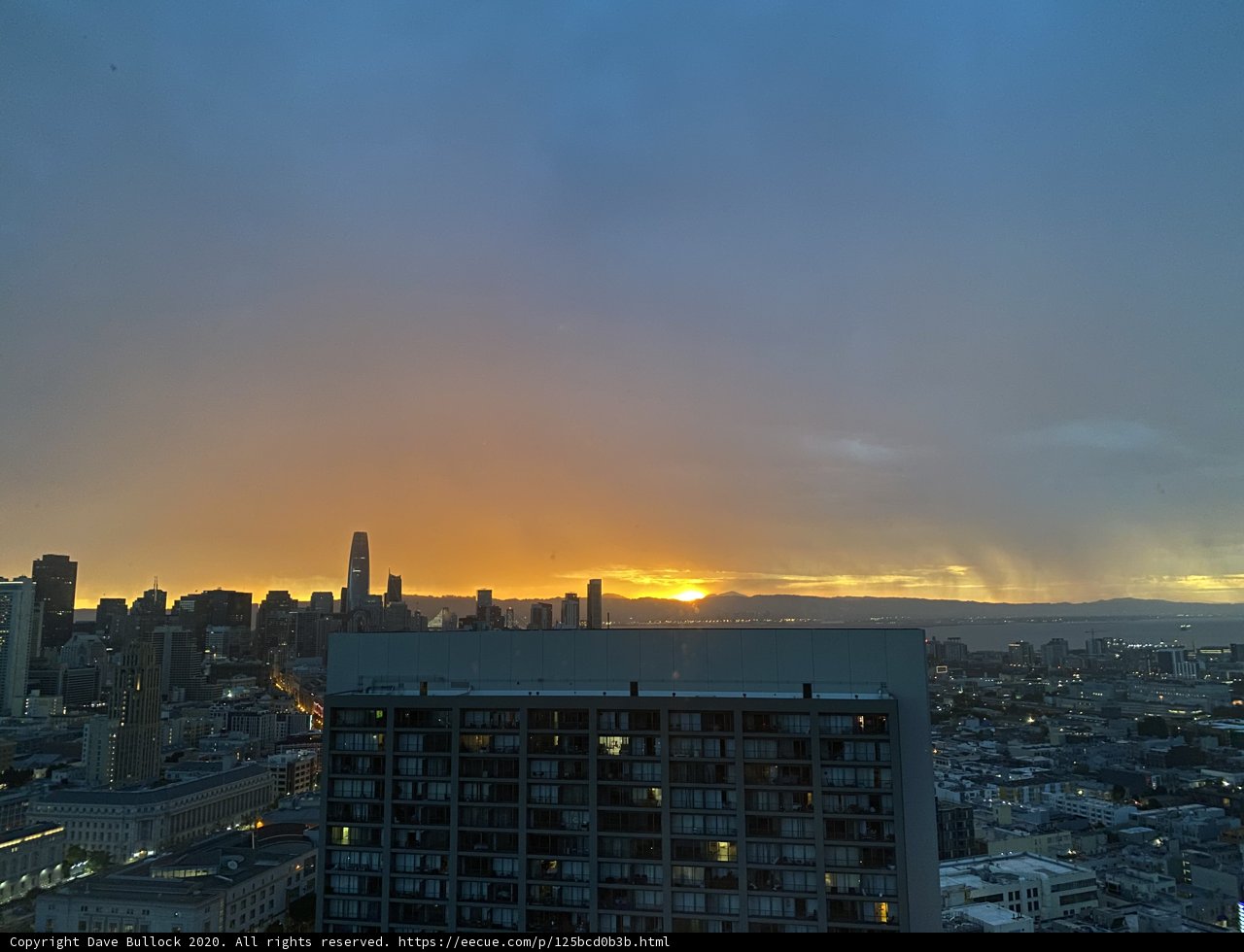 San Francisco Sunset Skyscraper Spectacle