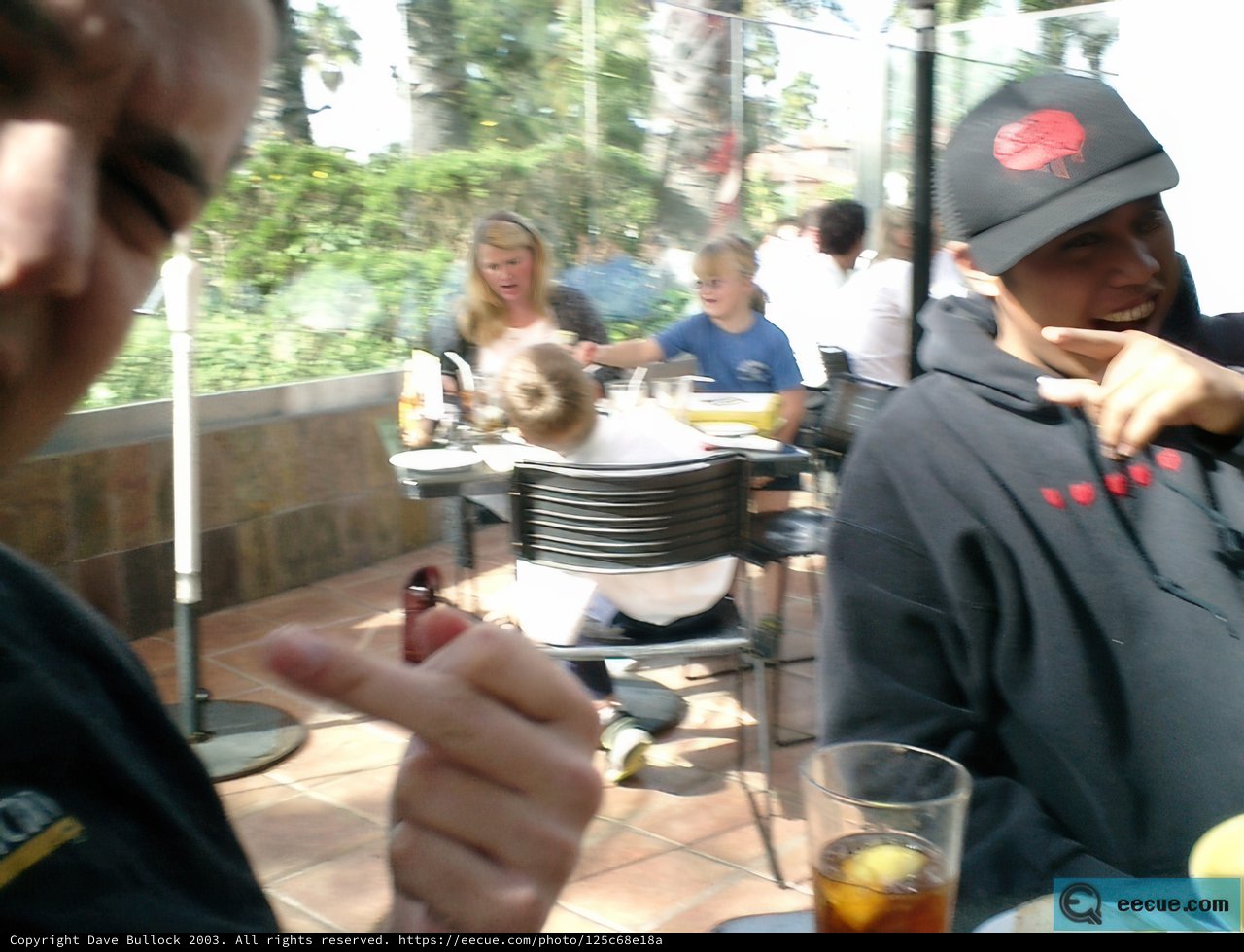 Drink in Hand at Restaurant