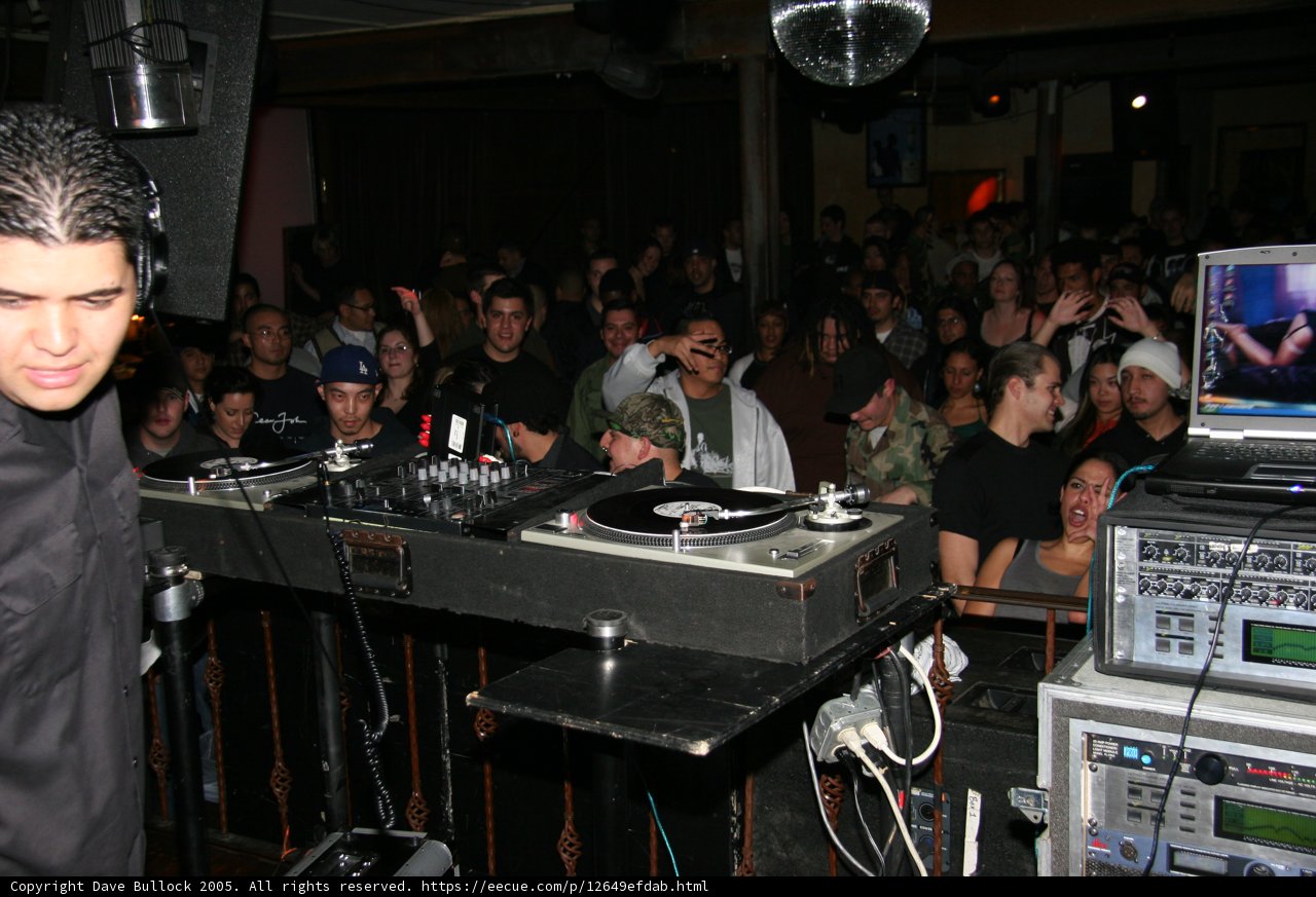The Man in Black Shirt at Nightclub