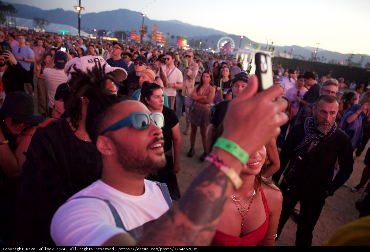 Vibrant Moments at Coachella 2024: Captured Amidst the Crowd