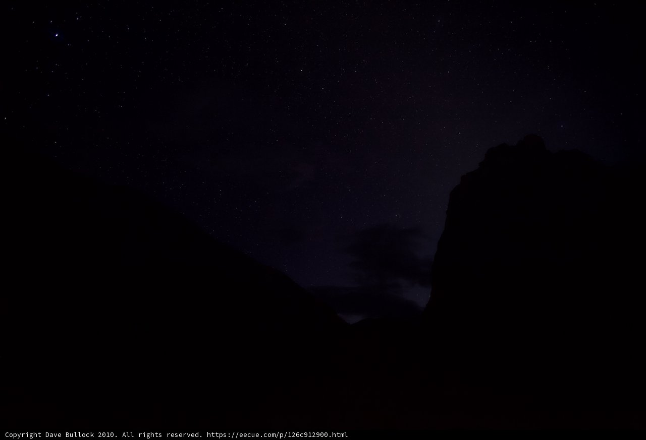 A Starry Night Sky