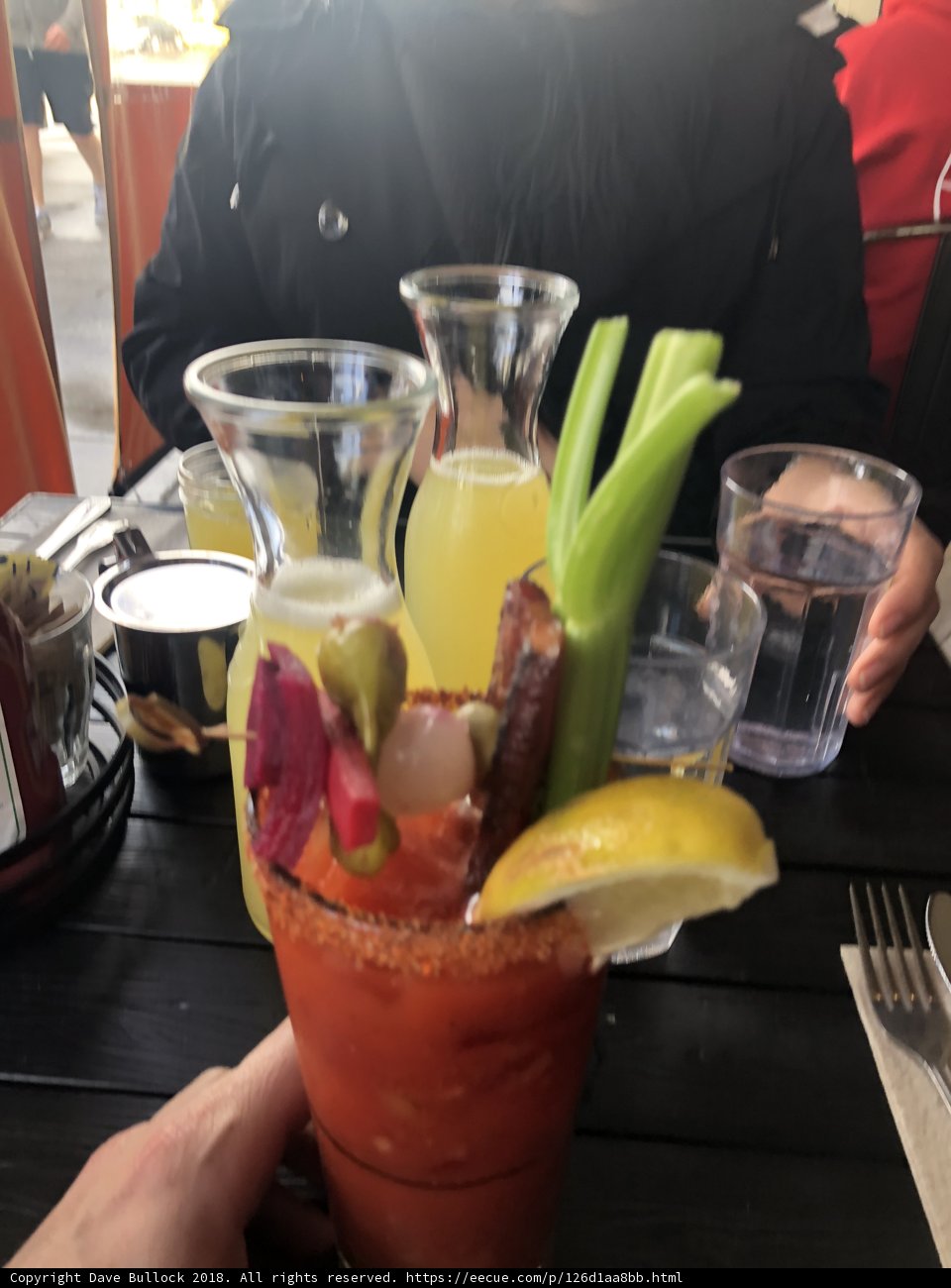 Bacon and Blood, the perfect Cocktail