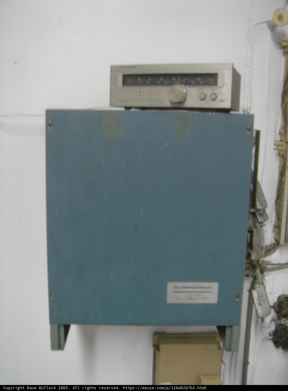 Blue Box with Electronic Devices