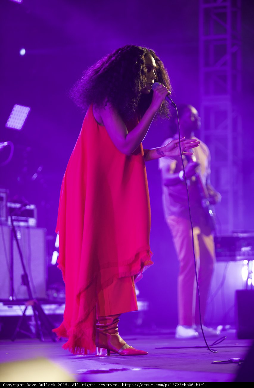Solange Full Body Hand Gesture Saxophonist LED Panel Purple Haze