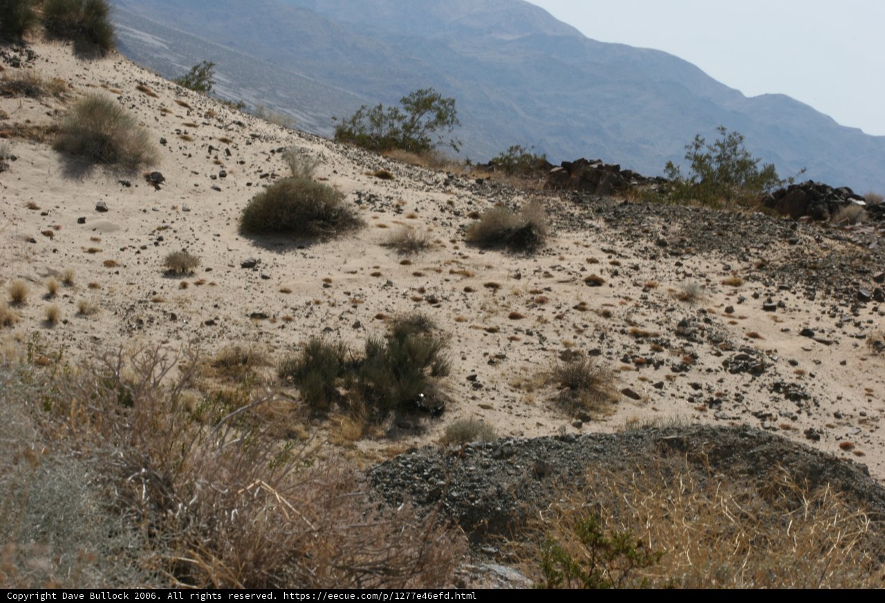 Majestic Mountain Range in the Desert