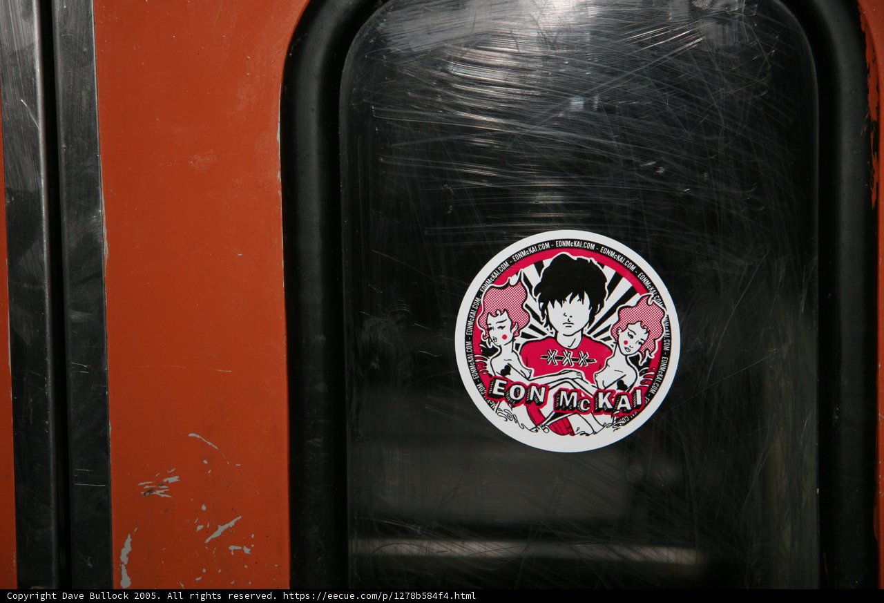 Emblematic Sticker on Train Door