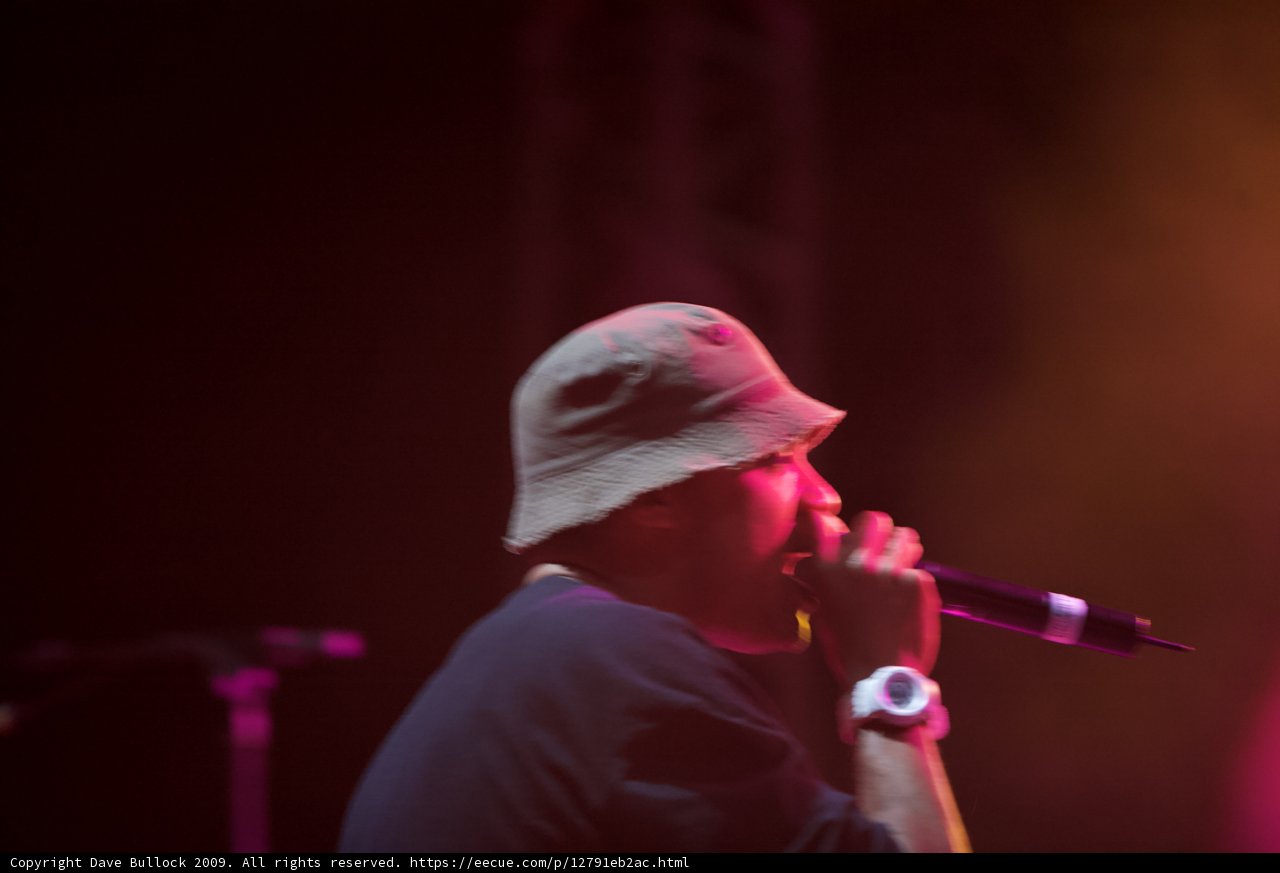 Hat-wearing Singer Serenades Crowd