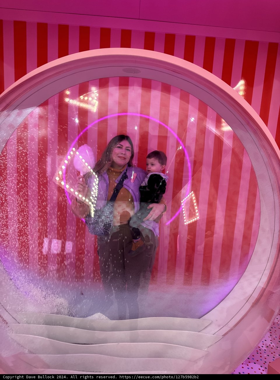 A Bubbly Interlude Under the Neon Lights