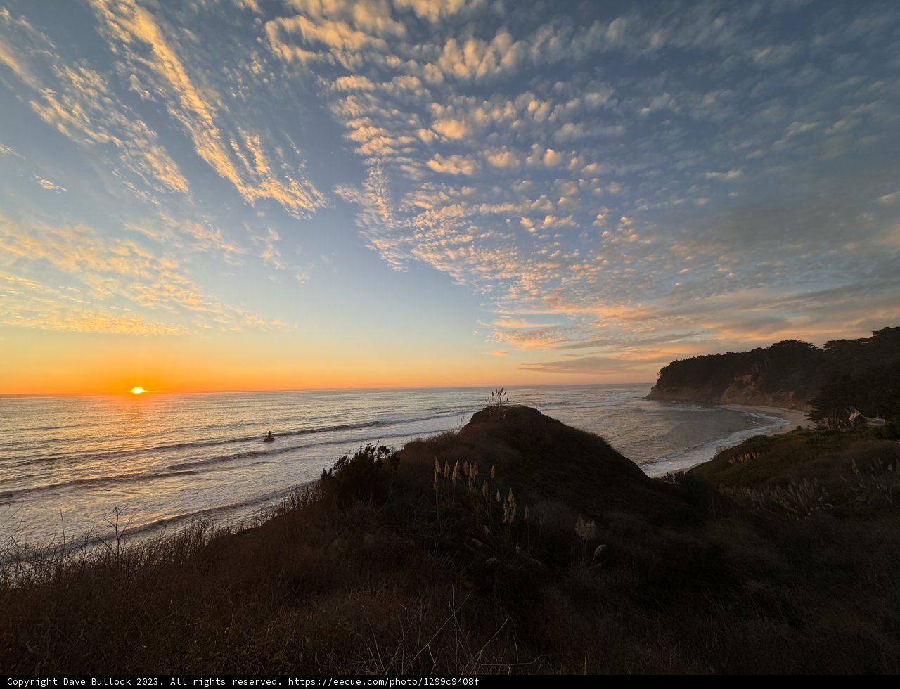 Coastal Reverie: Sunset at Moss Beach, California