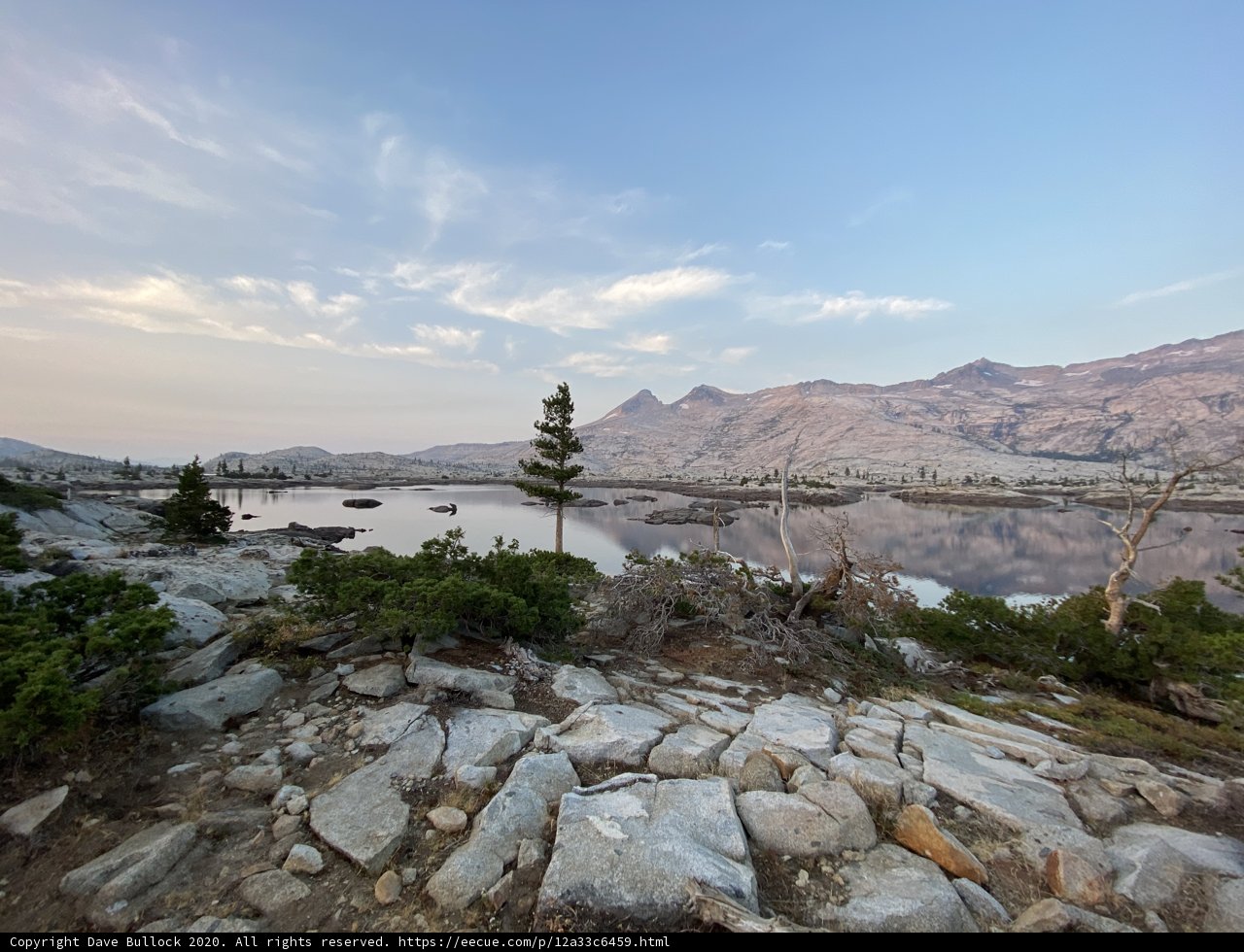Majestic Mountain View from Rocky Shores