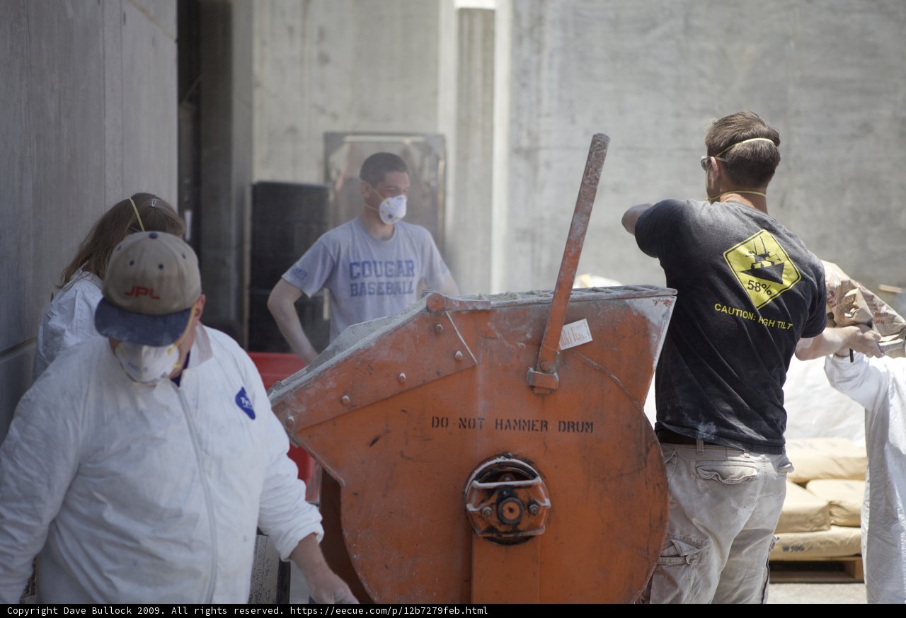 Concrete Mixer in Action