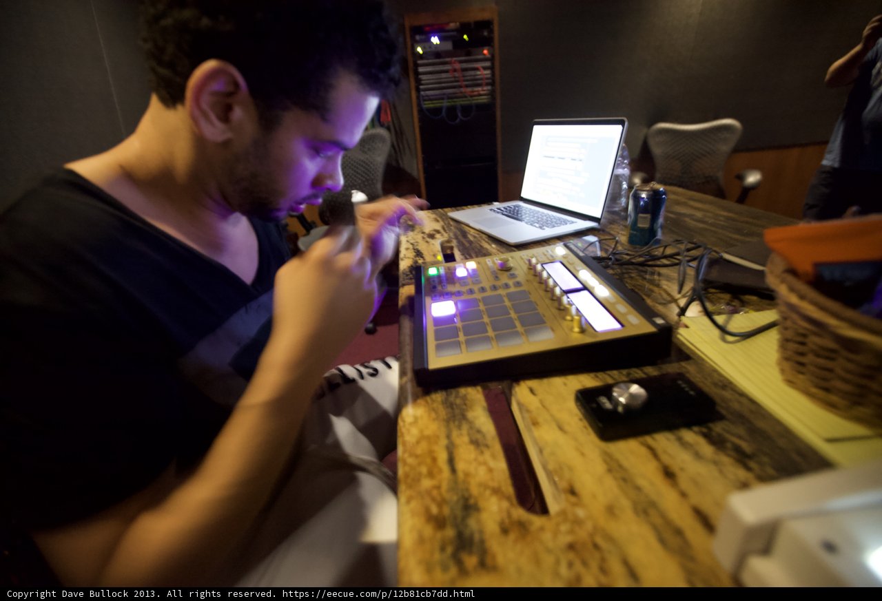 Keyboard Session in the Studio