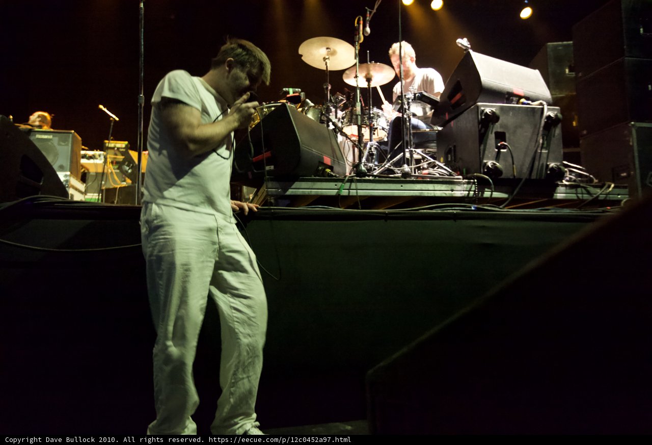 White-clad Guitarist Rocks the Crowd at Coachella