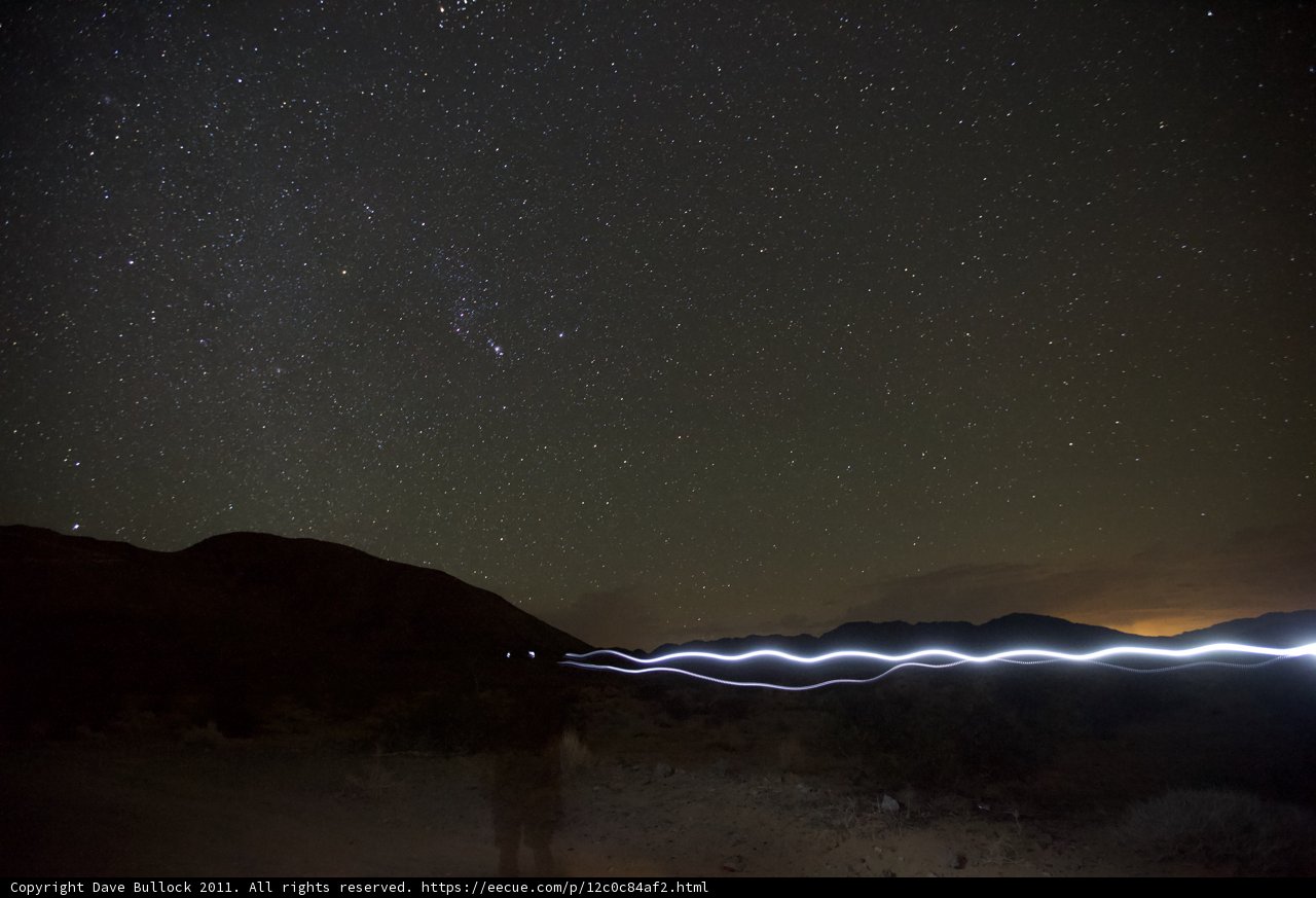 Starry Night in the Desert