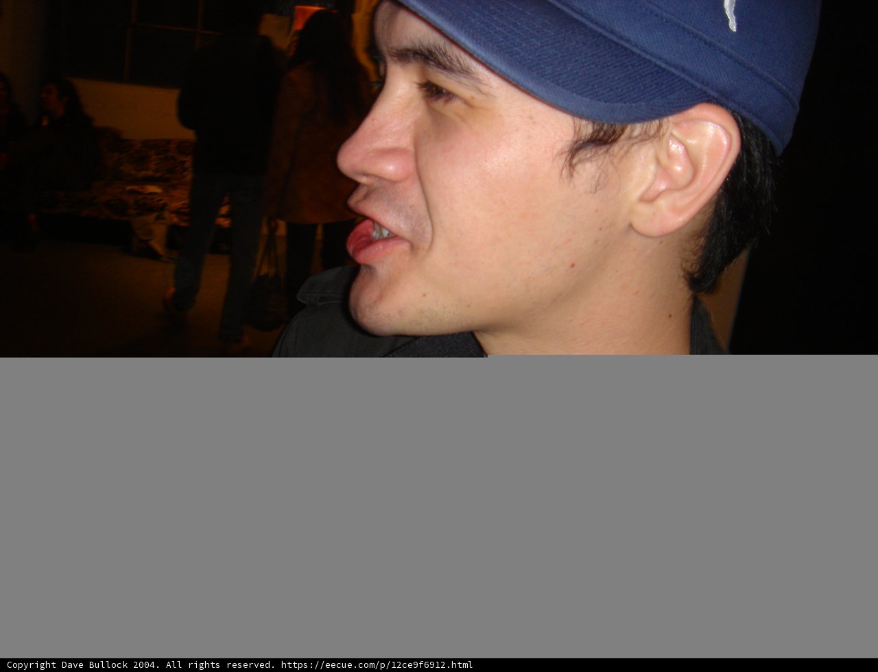 Blue Hat Man