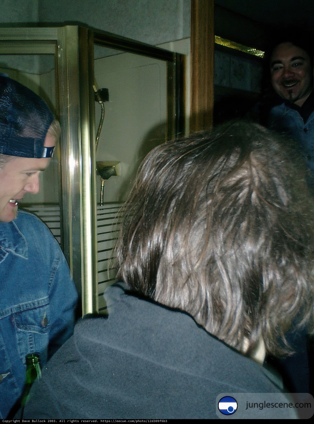 Blue Jacket at the Door