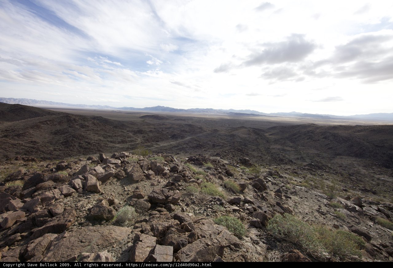 Majestic view of the desert plateau