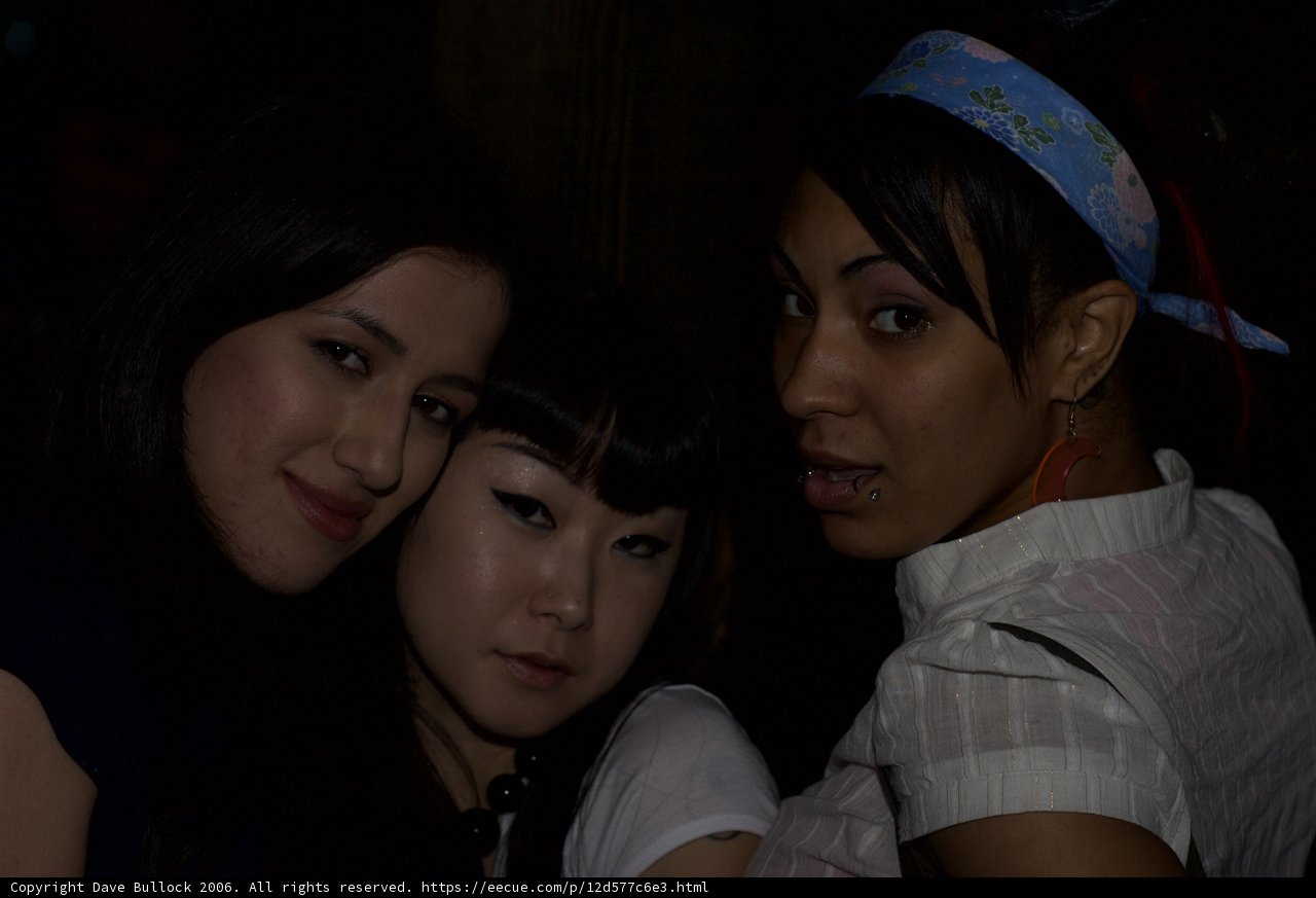 Three Women Strike a Pose