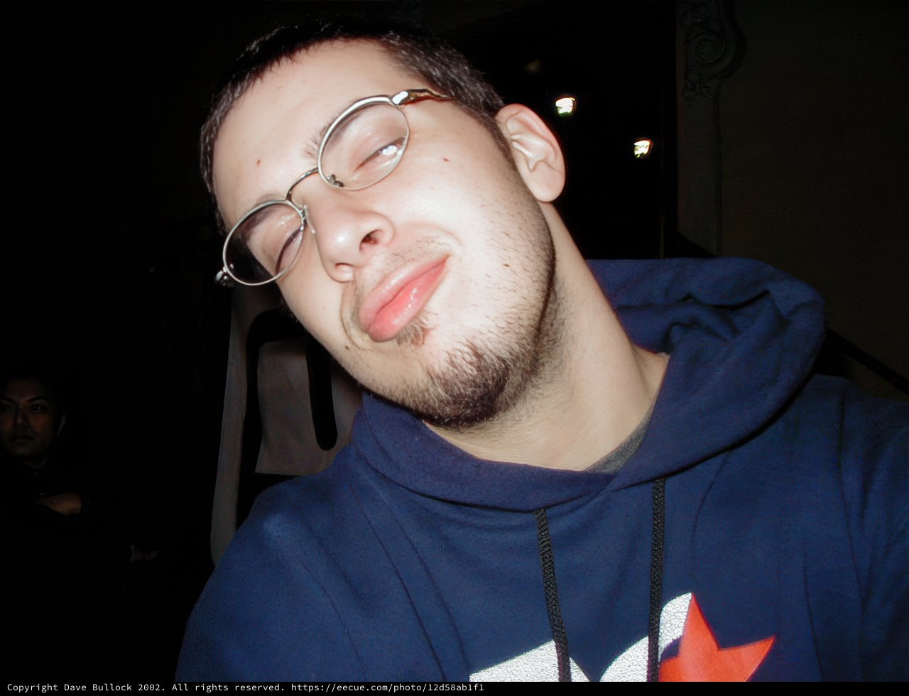 Dave B's Glasses and Hoodie Look